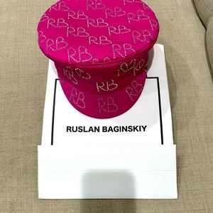 RUSLAN BAGINSKIY
Rhinestones baker boy cap Ruslan Baginskiy NWT